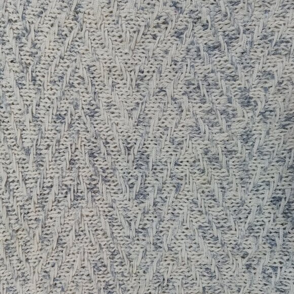 Zara Girl's Gray Navy Blue Sweater Size 5 Long Sleeve Knit Pullover Warm Casual - Picture 6 of 8